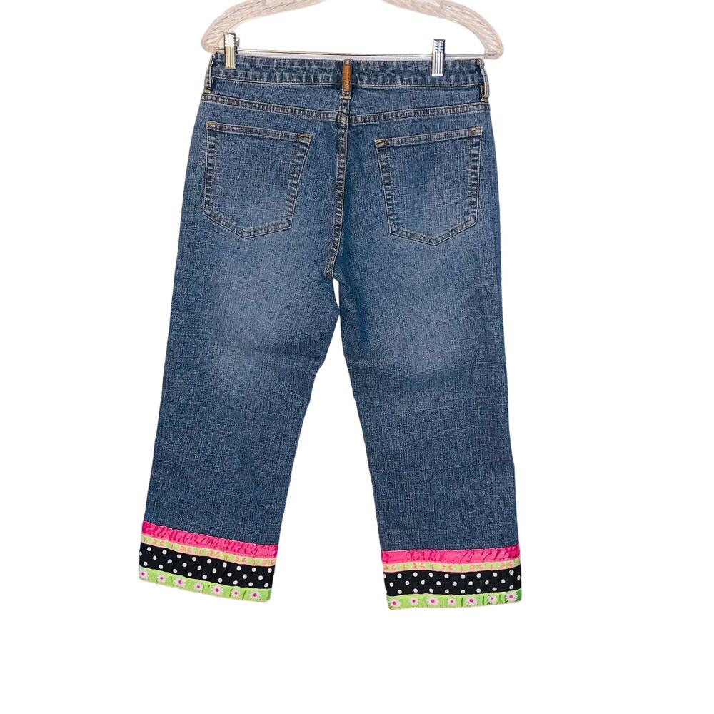 Lee Cropped Jeans size 7/8 - Picture 3 of 6